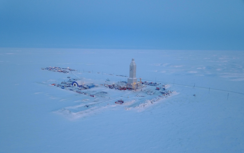 На Утреннем месторождении проекта «Арктик СПГ 2» пробурено 17 эксплуатационных скважин